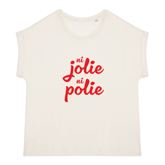 T-shirt Premium Ni jolie ni polie - face_0