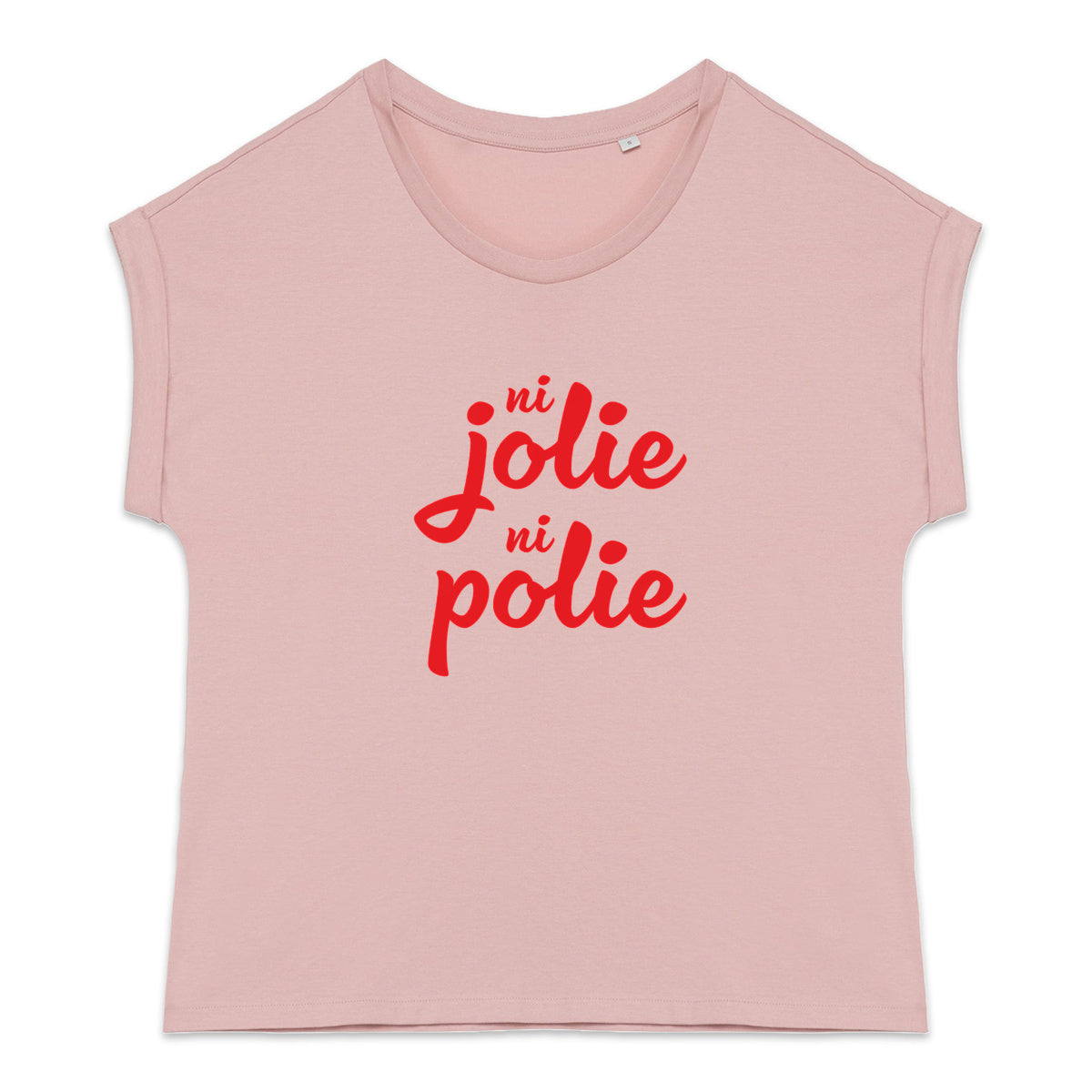 T-shirt Premium Ni jolie ni polie - face_1