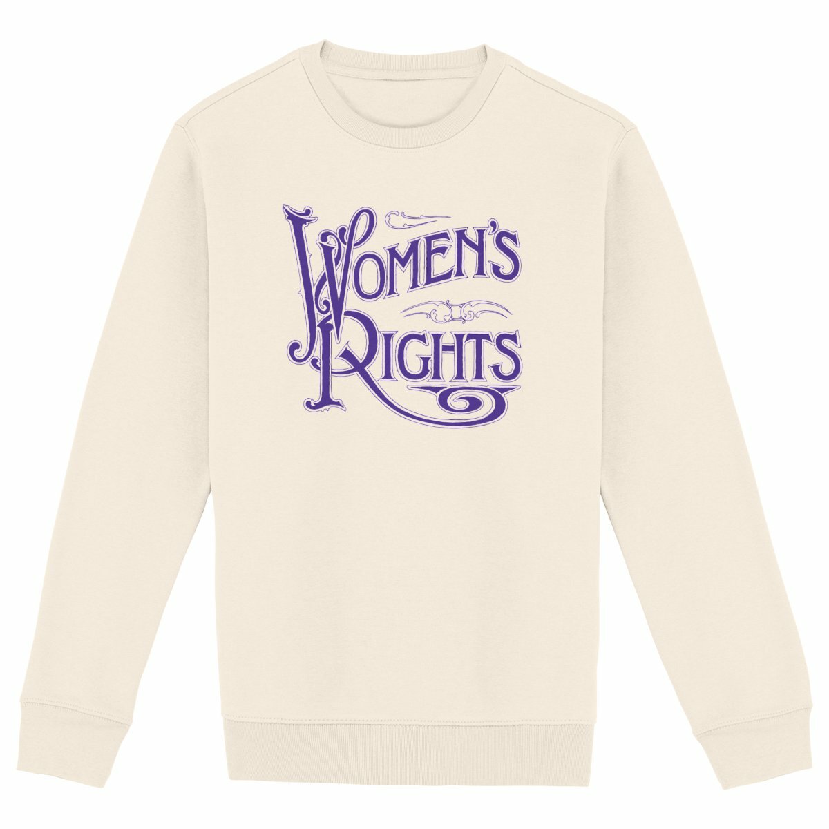 Sweat premium women's rights violet - face_ivoire