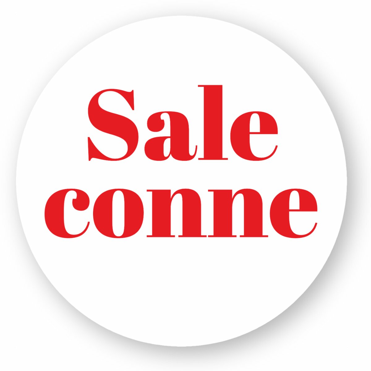 Stickers Sale Conne - rond